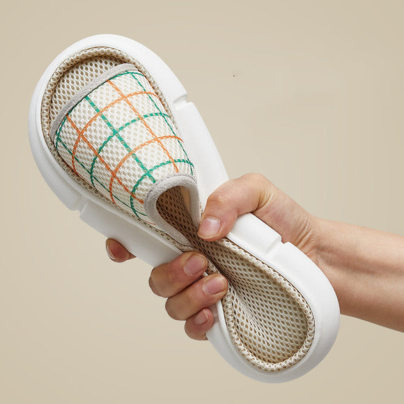 Sandalias y Pantuflas Silenciosas de Madera - Suela Suave para Pisos