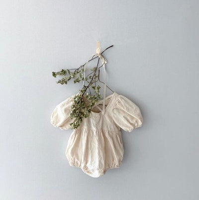 Mono Corto de Algodón y Lino con Espalda Cruzada - Cómodo y Transpirable - Image 10
