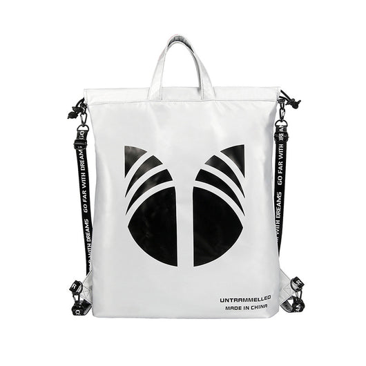 Mochila Deportiva con Bolsillos y Cordón Ajustable para Hombre - Image 8