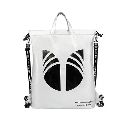 Mochila Deportiva con Bolsillos y Cordón Ajustable para Hombre - Image 4