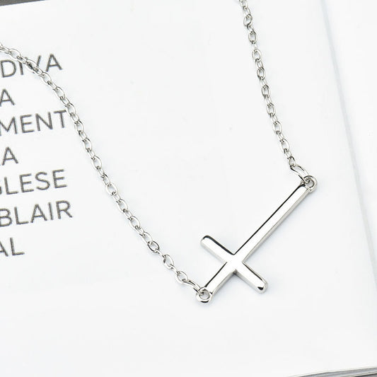 Colgante Cruz Urbano Hip-hop Personalidad Minimalista Europeo Americano