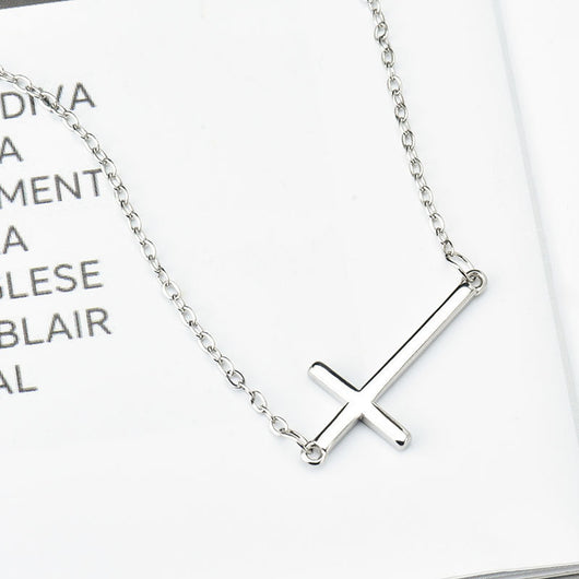 Colgante Cruz Urbano Hip-hop Personalidad Minimalista Europeo Americano