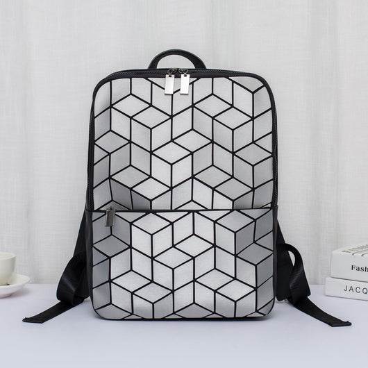 Mochila Geométrica Diamond para Computadora - Hombre y Mujer - Image 6
