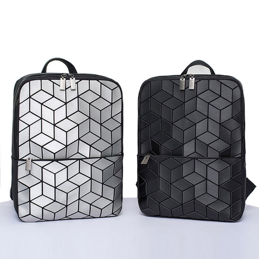Mochila Geométrica Diamond para Computadora - Hombre y Mujer