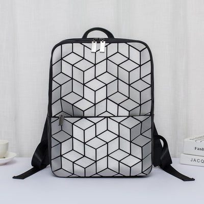 Mochila Geométrica Diamond para Computadora - Hombre y Mujer - Image 4