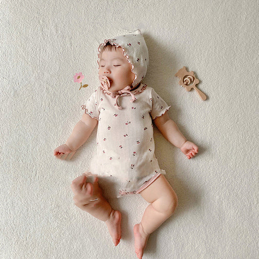 Pantalones Cortos Estampado Floral para Bebé Niño y Niña