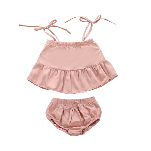 Conjunto de Verano para Niñas: Top Tirante Delgado y Shorts Cortos - Image 7