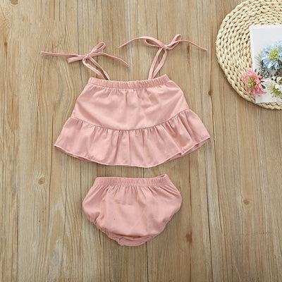 Conjunto de Verano para Niñas: Top Tirante Delgado y Shorts Cortos - Image 13