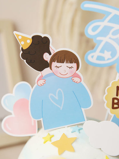 Set de Decoración para Torta del Día del Padre - Tarjetas de Felicitación - Image 17
