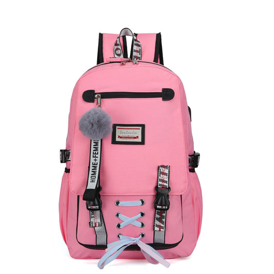 Mochila Escolar Coreana para Mujer - Bolsa de Viaje Versátil y Moderna