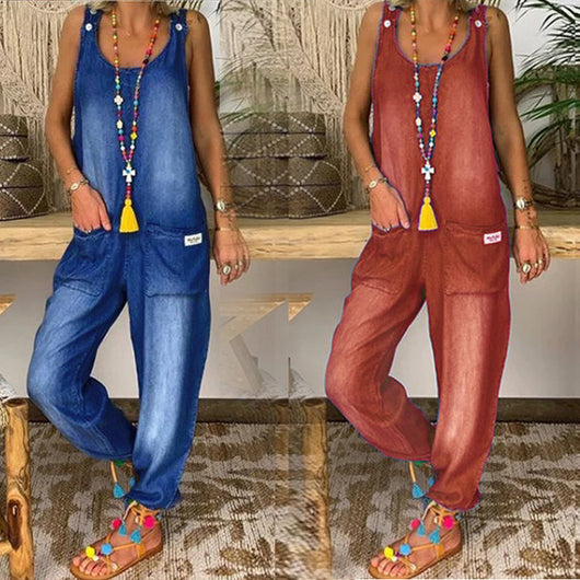 Jumpsuit Ancho de Moda sin Mangas - Diseño Vanguardista Importado - Image 14