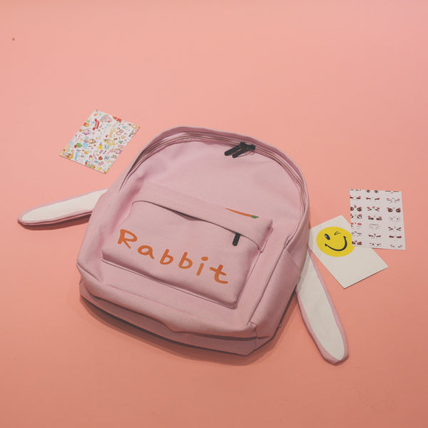 Mochila Escolar Lona con Diseño Cartoon para Mujer