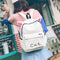 Mochila Escolar Lona con Diseño Cartoon para Mujer