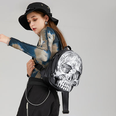 Mochila Punk con Detalles en Relieve 3D - Image 4
