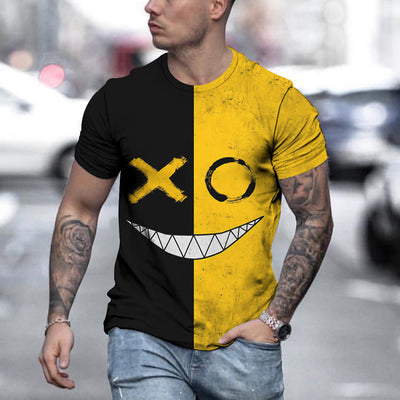Playera Hombre Estampado Smiley Digital Manga Corta - Image 4