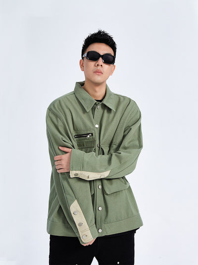 Chaqueta de Trabajo Hombre Corte Relajado - Image 6