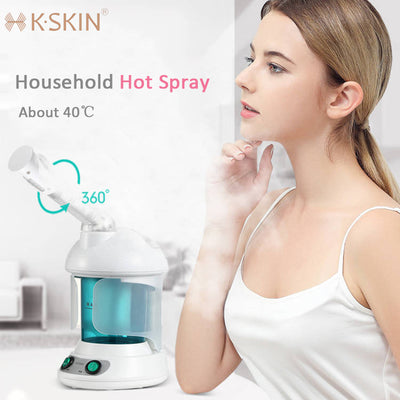 Vaporizador Facial Portátil con Ozono - Spa Facial en Casa