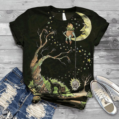 Camiseta Retro Halloween Unisex - Diseño Clásico para Hombre y Mujer
