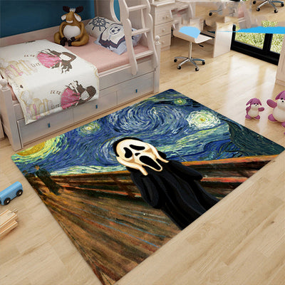 Puf Otomán Cuadro Famoso - Diseño Arte Clásico para Sala - Image 10