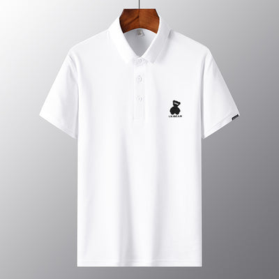 Camisa Polo LED de Manga Corta para Hombre - Casual Business