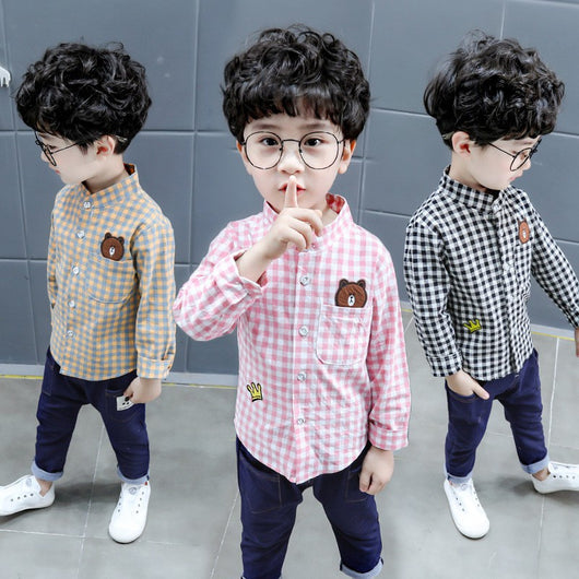 Camisa Formal de Manga Larga para Niño - Colección Primavera Premium - Image 4