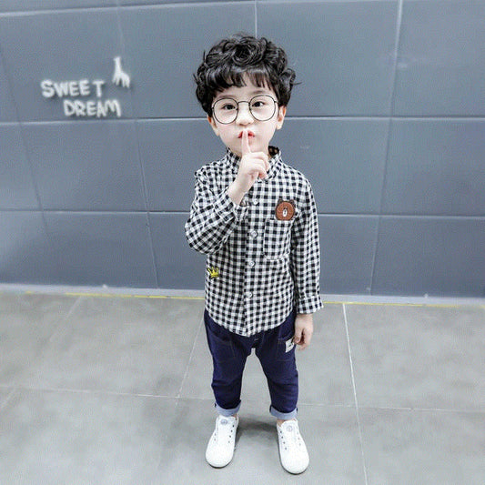 Camisa Formal de Manga Larga para Niño - Colección Primavera Premium