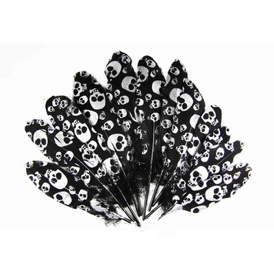 Plumas de Ganso Pintadas Bicromáticas para Manualidades - Image 8