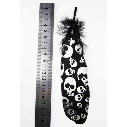 Plumas de Ganso Pintadas Bicromáticas para Manualidades - Image 9