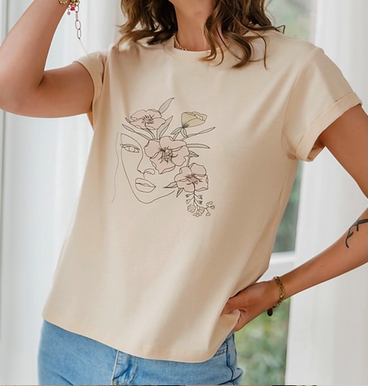 Blusa Estampada con Puños Ajustados - Image 8
