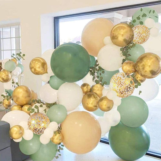 Kit Decorativo de 153 Globos Verdes Selva Animales Salvajes Cumpleaños - Image 3
