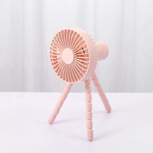 Ventilador de Escritorio Portátil con Trípode y Cabezal Ajustable Compatible con Apple - Image 16