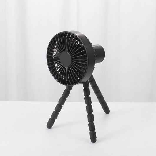 Ventilador de Escritorio Portátil con Trípode y Cabezal Ajustable Compatible con Apple - Image 17