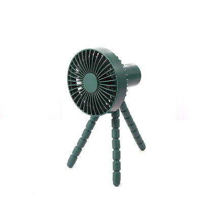Ventilador de Escritorio Portátil con Trípode y Cabezal Ajustable Compatible con Apple - Image 15