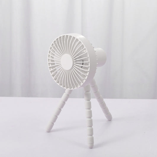 Ventilador de Escritorio Portátil con Trípode y Cabezal Ajustable Compatible con Apple - Image 14