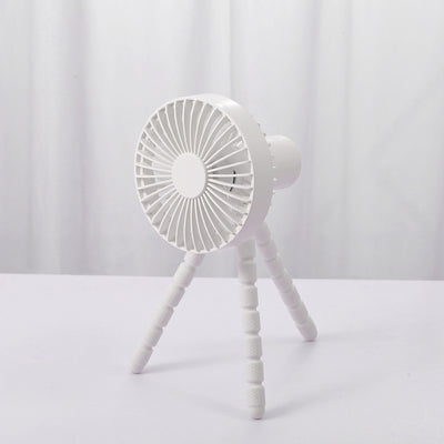 Ventilador de Escritorio Portátil con Trípode y Cabezal Ajustable Compatible con Apple - Image 7
