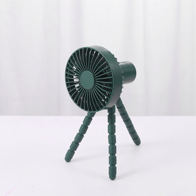 Ventilador de Escritorio Portátil con Trípode y Cabezal Ajustable Compatible con Apple - Image 8