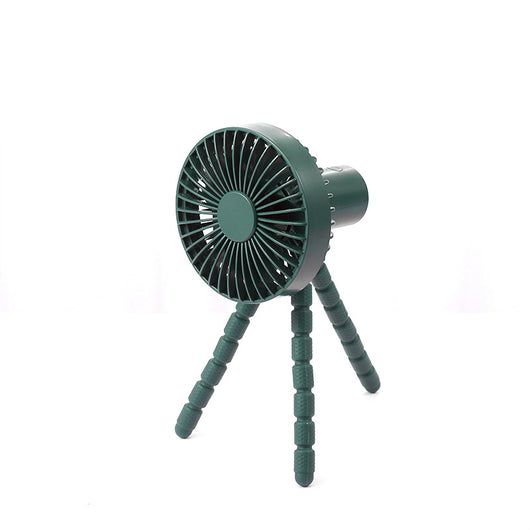Ventilador de Escritorio Portátil con Trípode y Cabezal Ajustable Compatible con Apple - Image 9