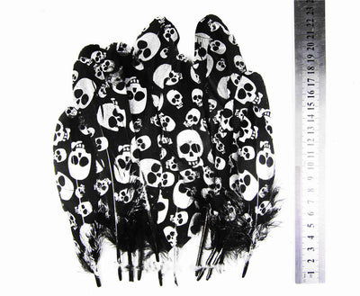 Plumas de Ganso Pintadas Bicromáticas para Manualidades - Image 10