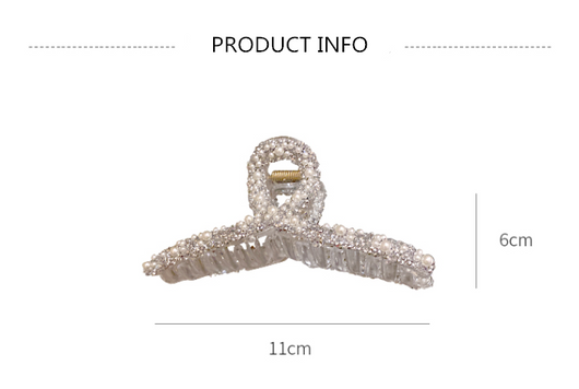 Pinza para Cabello Perla Tiburón Grande - Image 8