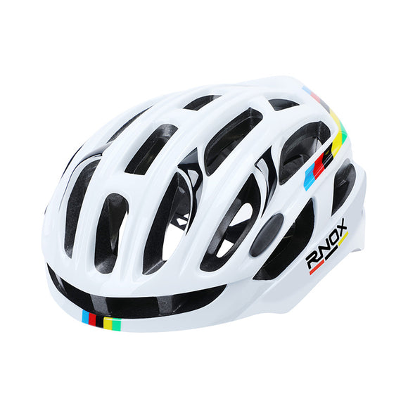 Casco Eléctrico para Bicicleta con Diseño de Rayas Deportivas