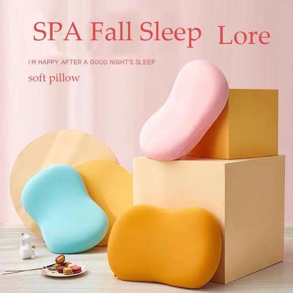Almohada Cervical de Espuma Viscoelástica con Funda Lavable - Almohada Viajera 3D Ergonómica