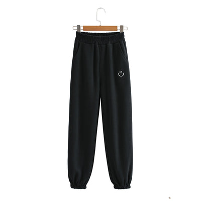 Pantalones Harem con Cintura Elástica y Carita Bordada - Image 7