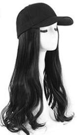 Peluca Sombrero Mujer Cabello Largo Ondas Voluminosas Rojo - Accesorio 2 en 1 - Image 7