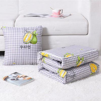 Almohada Manta 2 en 1 Personalizable con Logo - Cojín Multifuncional para Oficina y Descanso - Image 11