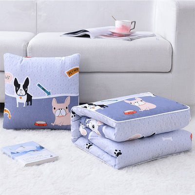 Almohada Manta 2 en 1 Personalizable con Logo - Cojín Multifuncional para Oficina y Descanso - Image 15