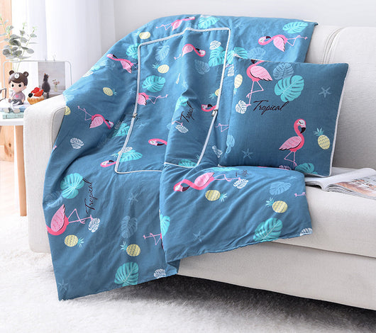 Almohada Manta 2 en 1 Personalizable con Logo - Cojín Multifuncional para Oficina y Descanso - Image 7