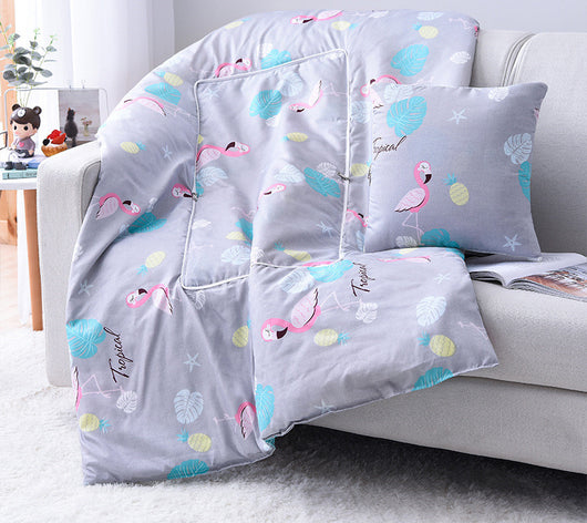 Almohada Manta 2 en 1 Personalizable con Logo - Cojín Multifuncional para Oficina y Descanso - Image 4