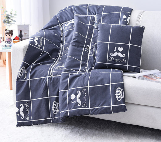 Almohada Manta 2 en 1 Personalizable con Logo - Cojín Multifuncional para Oficina y Descanso - Image 3