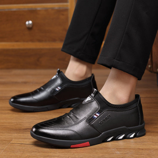 Zapatos Casuales de Cuero para Hombre con Aumento de Altura Interno y Transpirabilidad - Image 8
