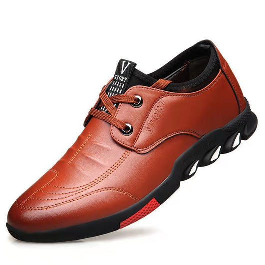Zapatos Casuales de Cuero para Hombre con Aumento de Altura Interno y Transpirabilidad - Image 11